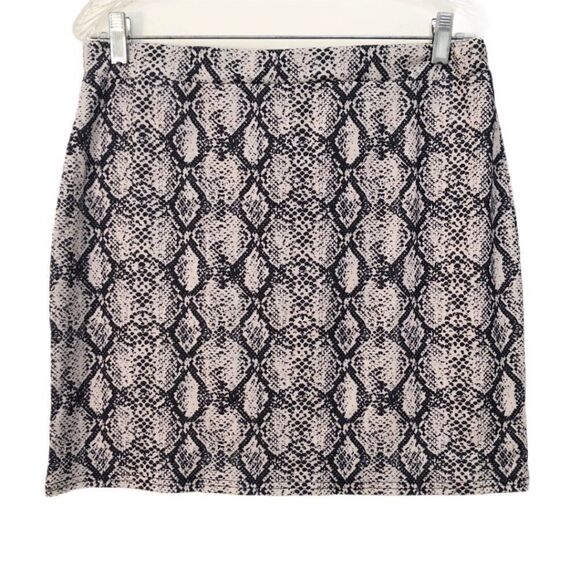 BOOHOO SKIRT Snake Print Mini Skirt Boohoo - Picture 4 of 9